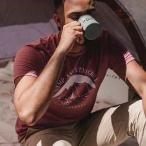 Camping & Stay Chill Mauve T-Shirt